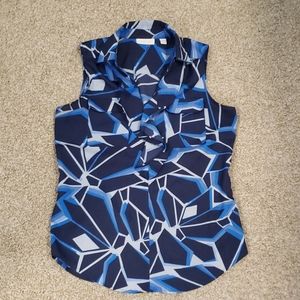 New York & Company ruffled blouse